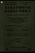 Telephone directory front cover